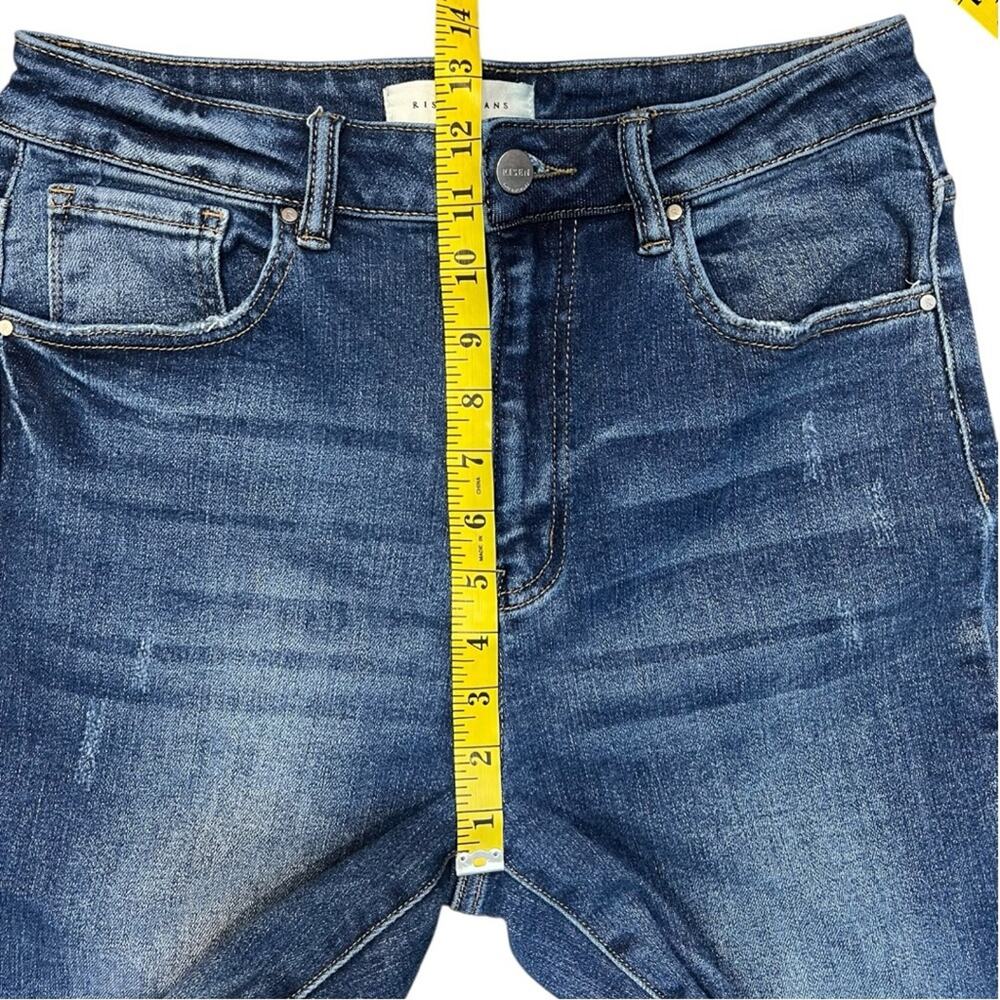 Risen Jeans Sz 30 High Rise Straight Slim Flare Ankle Jeans - RDP5711 - Picture 13 of 15